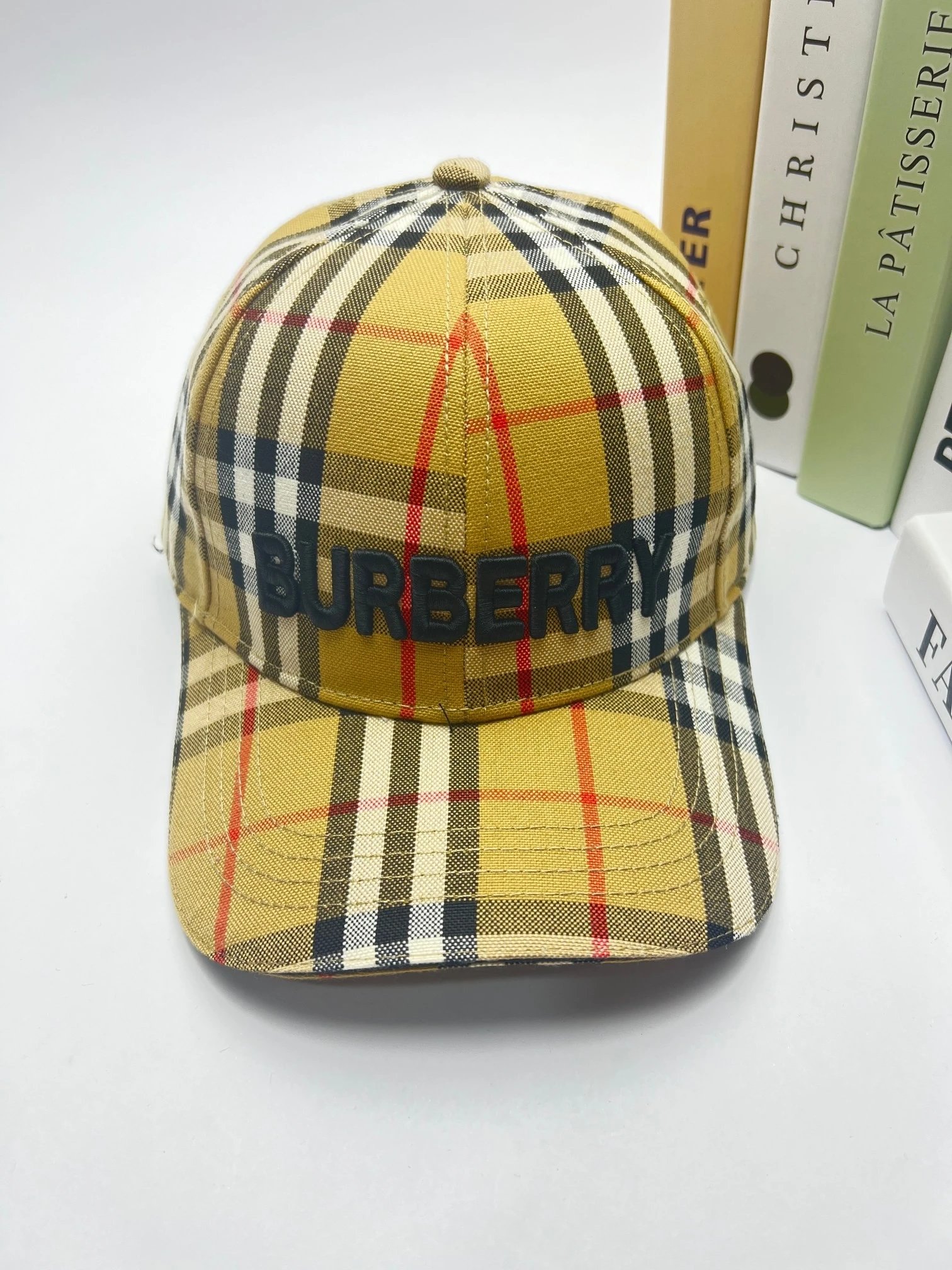 Burberry Vintage Check Classic Baseball Cap Beige
