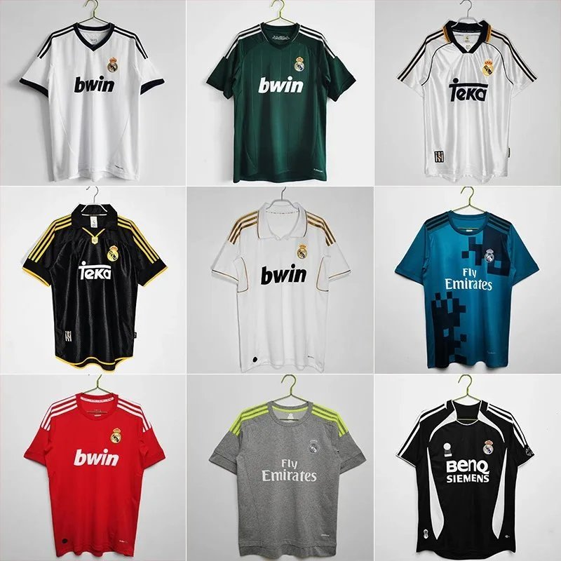 Adidas Real Madrid Retro Jersey Collection Vintage Soccer Jersey Multicolor